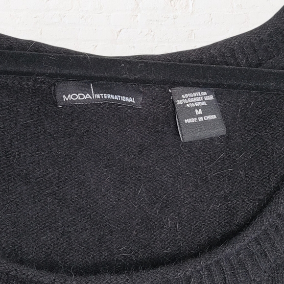 Moda International rabbit hair blend sweater - Picture 7 of 7